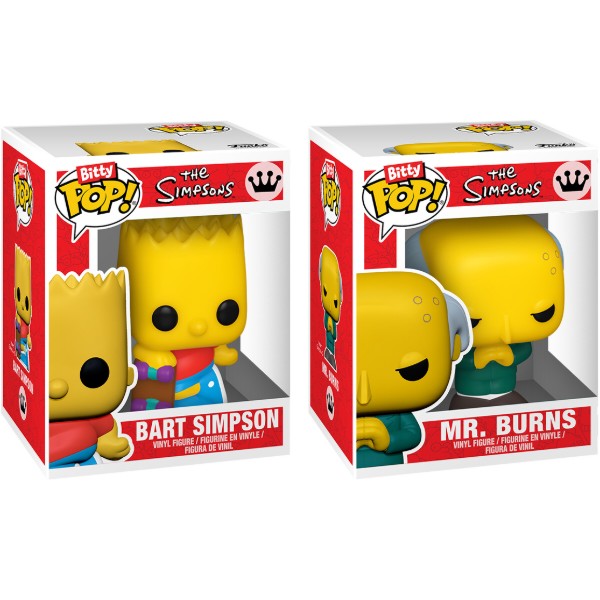 Фото - Набор игровых фигурок FUNKO BITTY POP! серии Симпсоны – БАРТ И МИСТЕР БЁРНС (94216)